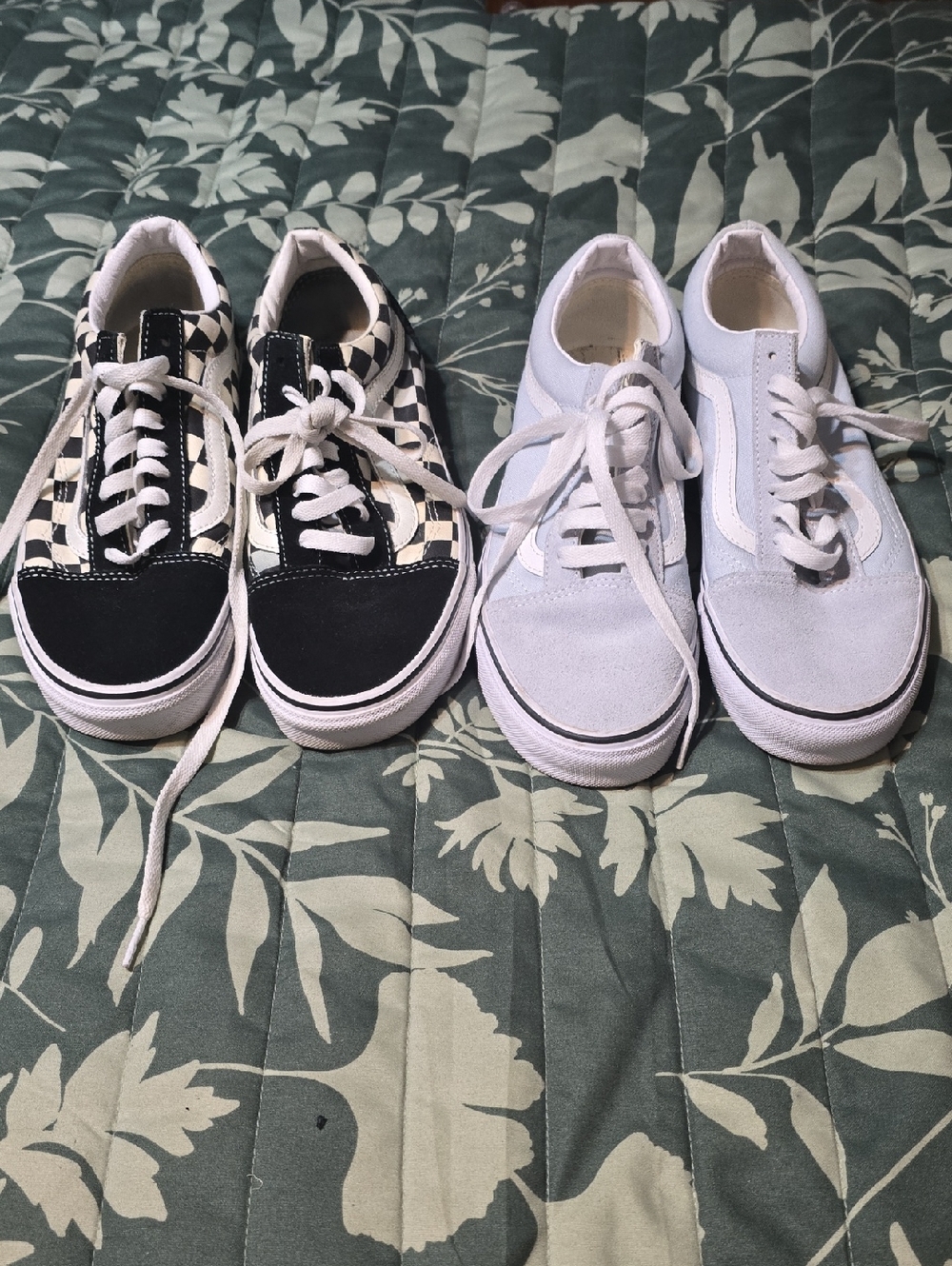 Vans  Checkerboard & Classic Low-Top Sneakers - Black & White